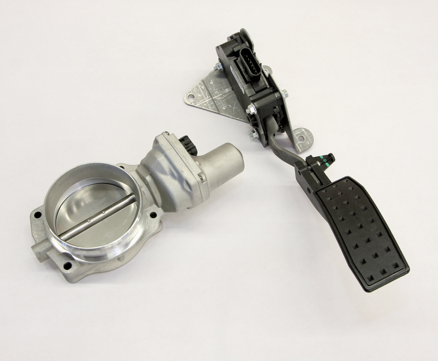 LS3 utilizes a drive-by-wire (DBW) throttle body and pedal