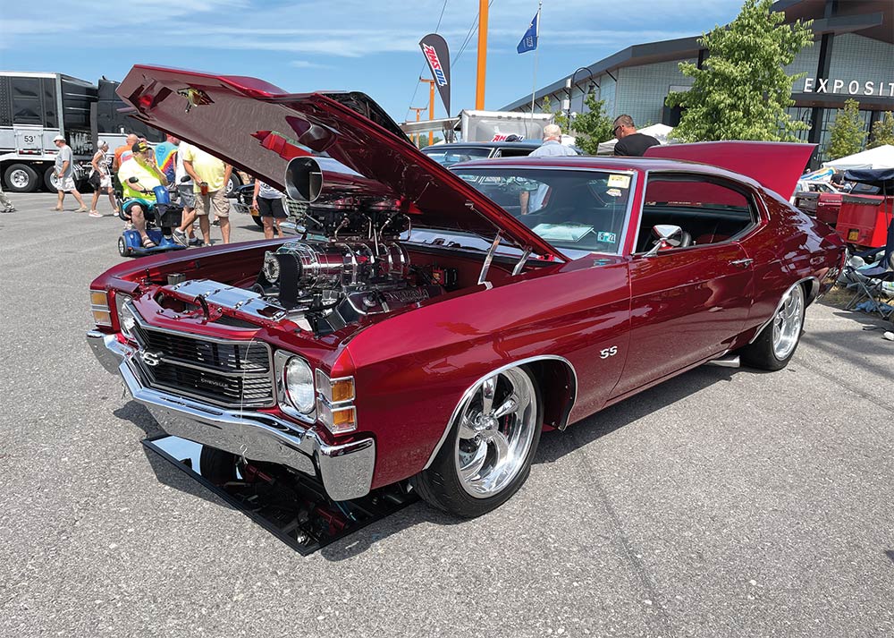 Blown apple red Chevelle SS