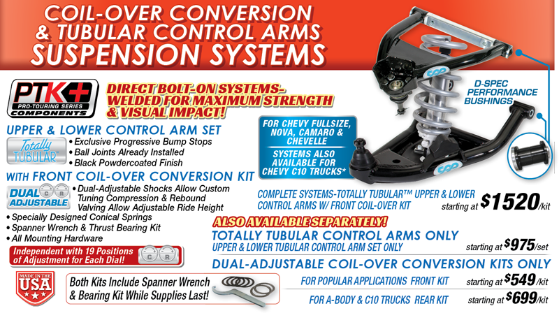 Coil-Over Conversion & Tubular Control Arms Suspension Systems
