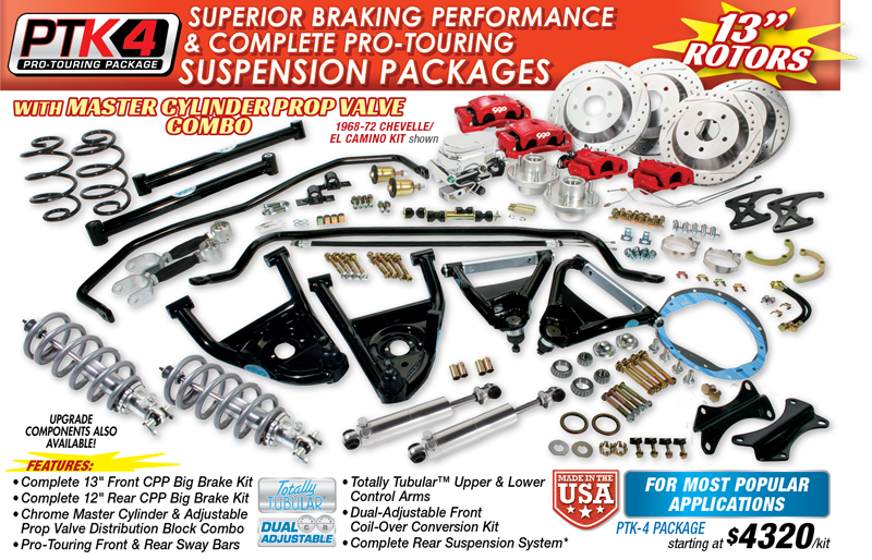 Superior Braking Performance & Complete Pro-Touring Suspension Packages