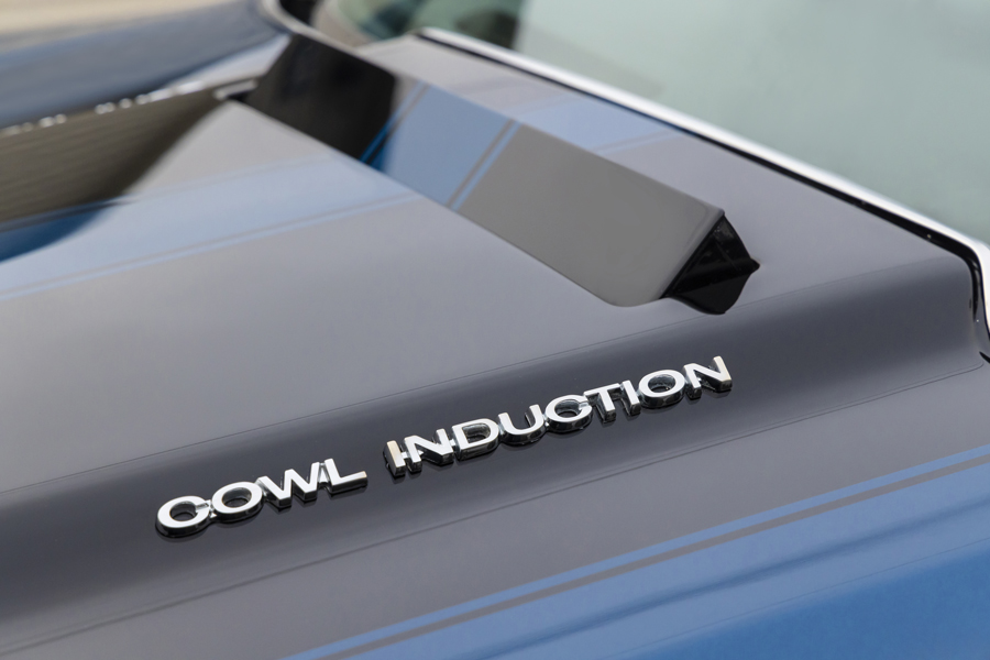 Cowl Induction car emblem