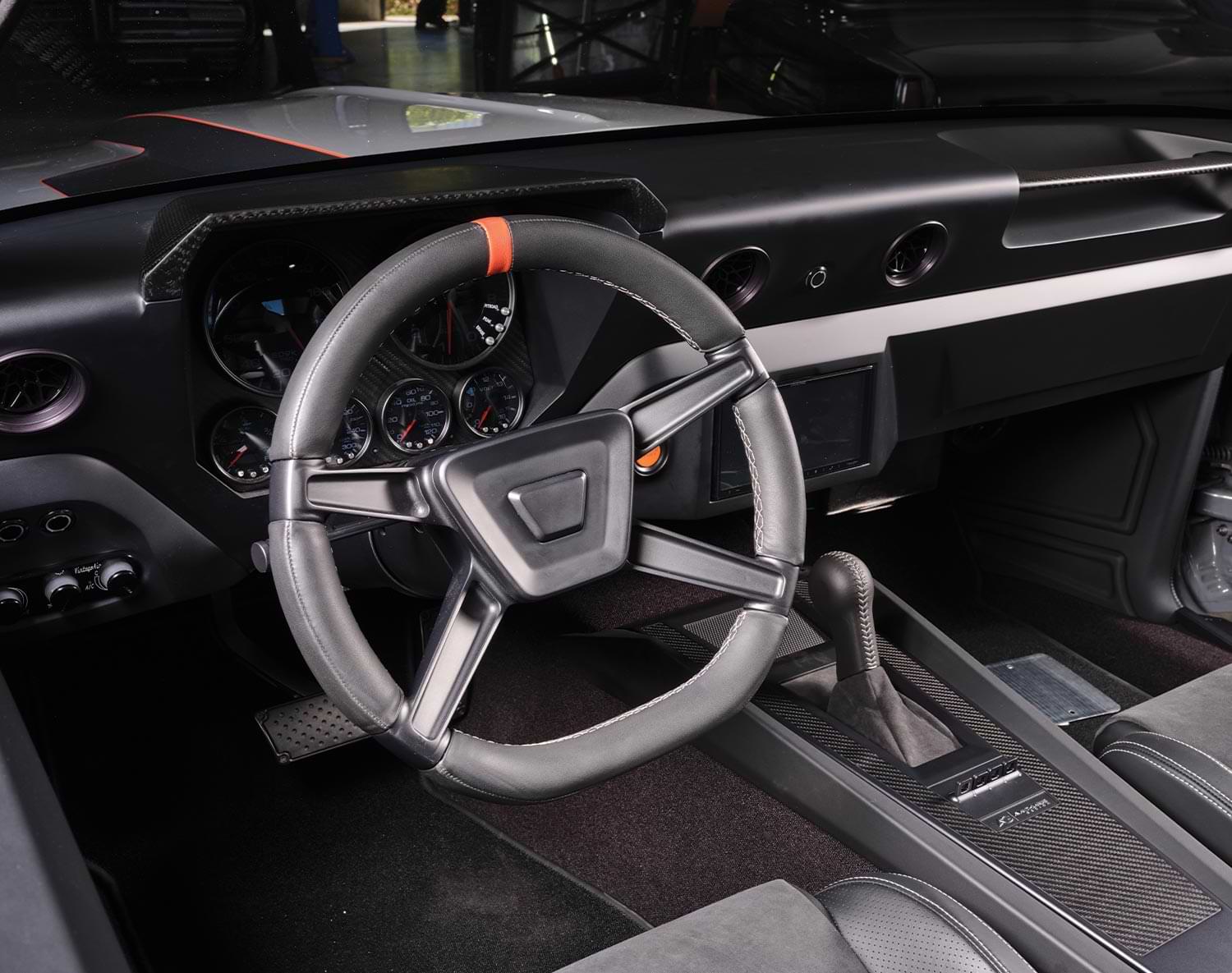 '69 Camaro steering wheel an dashboard