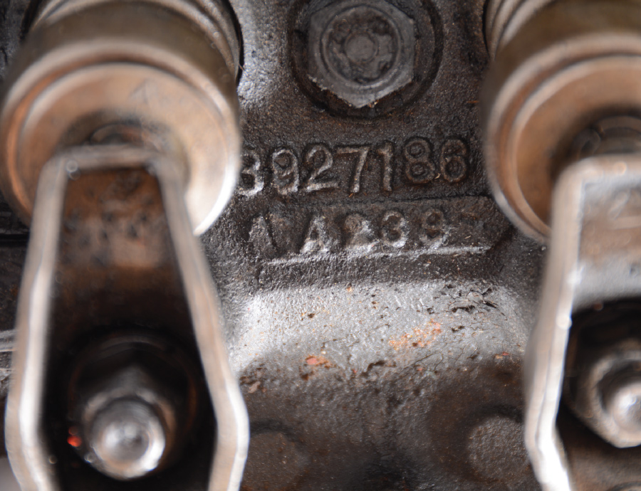 other cylinder head featuring the same 3927186 casting number