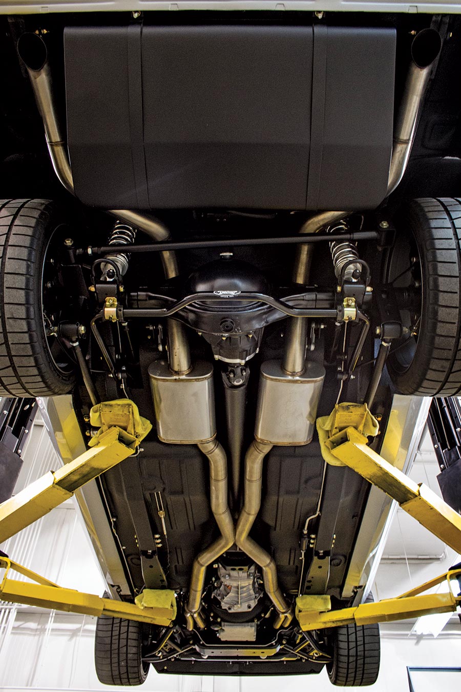 Picture of a rear suspension
