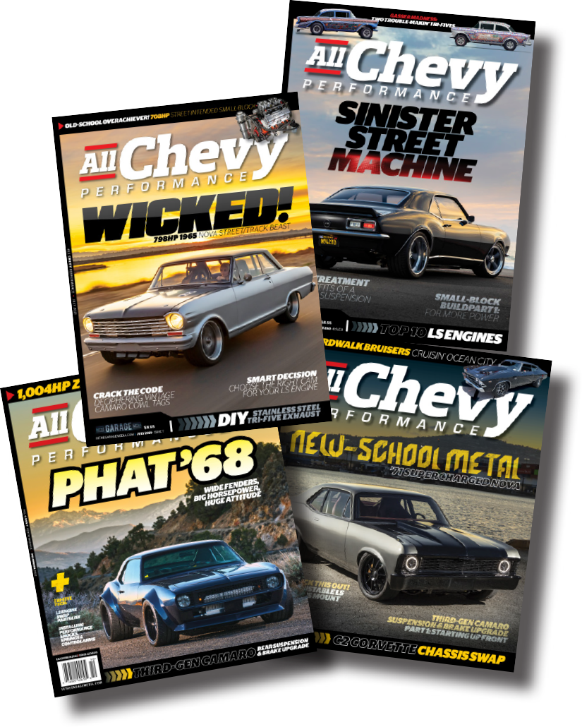 All Chevy Performance magazine covers