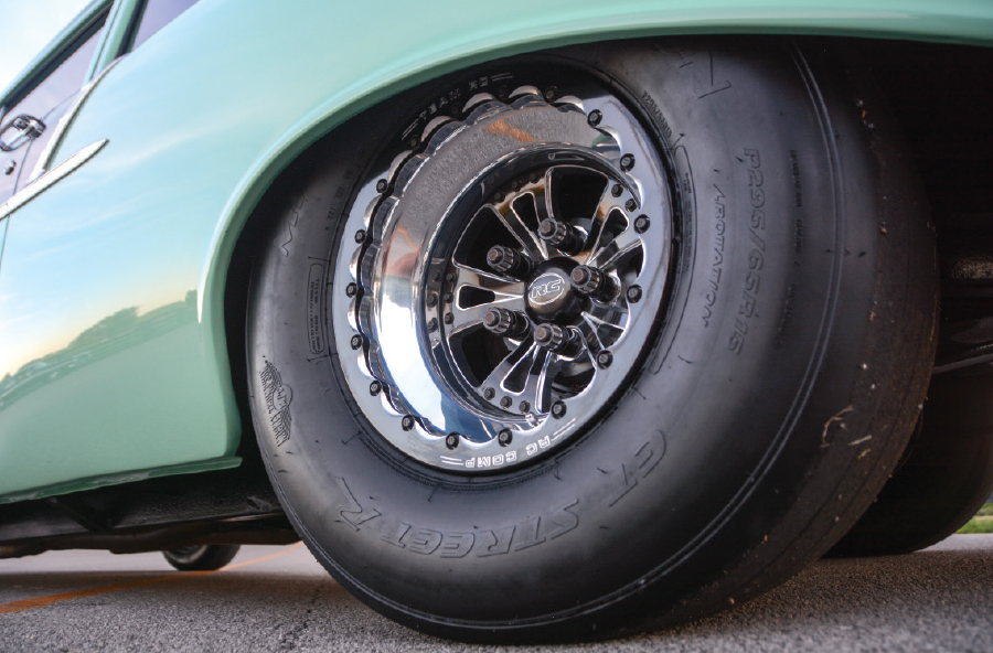'56 Chevy 150 tire close up