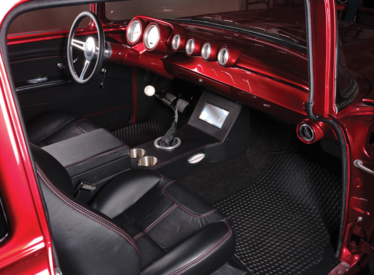 red chevy 150 interior