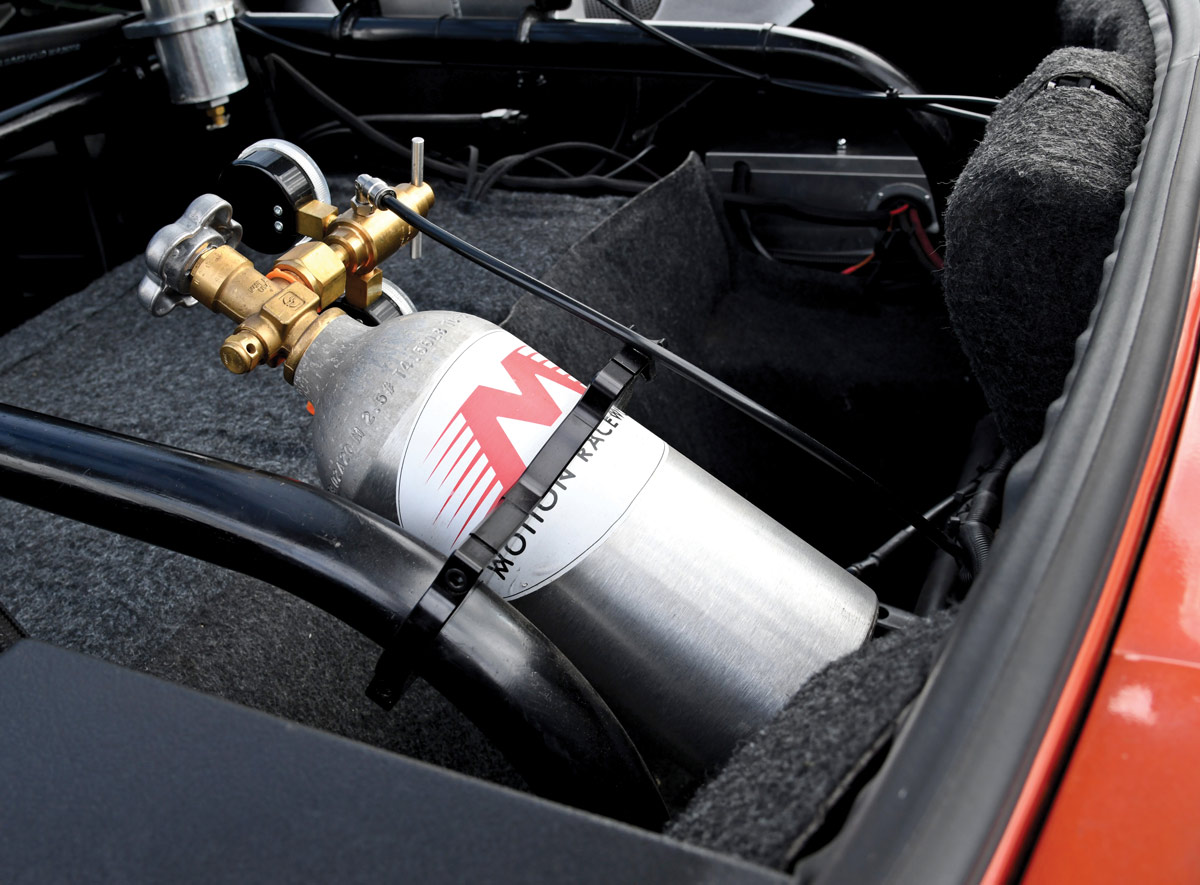 "Motion Raceworks" canister in back of Camaro Z28