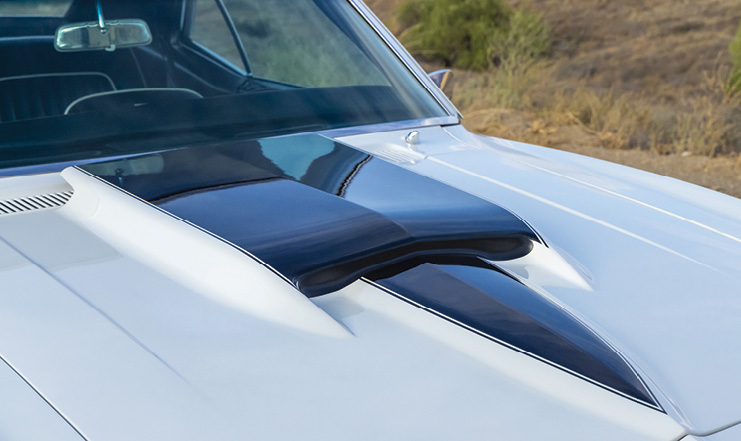 hood of 68' Camaro