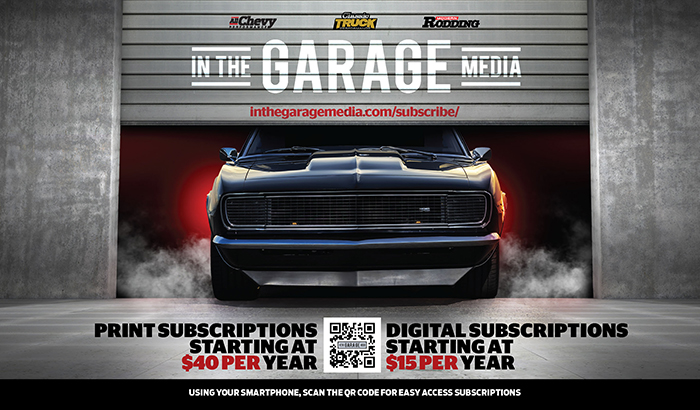 In The Garage Media Subscriptions Advertisement