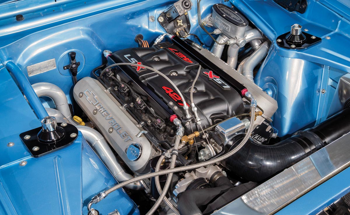 engine in a 1963 Chevy II