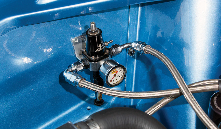 pump inside of a 1963 Chevy II