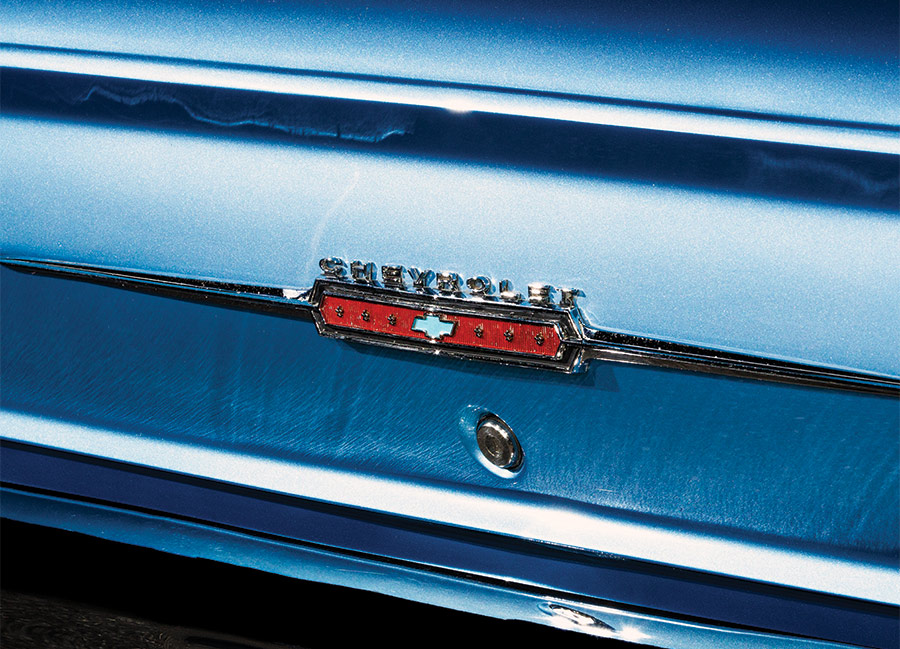 emblem on a 1963 Chevy II