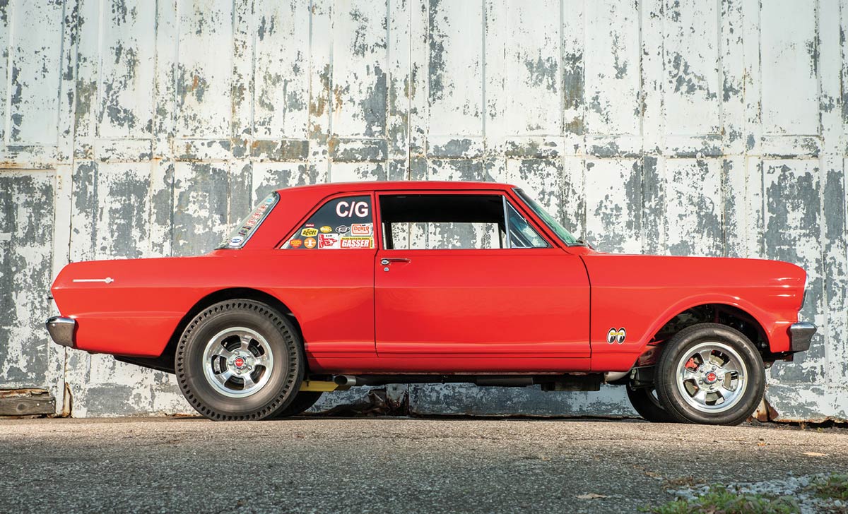 Side view of gasser