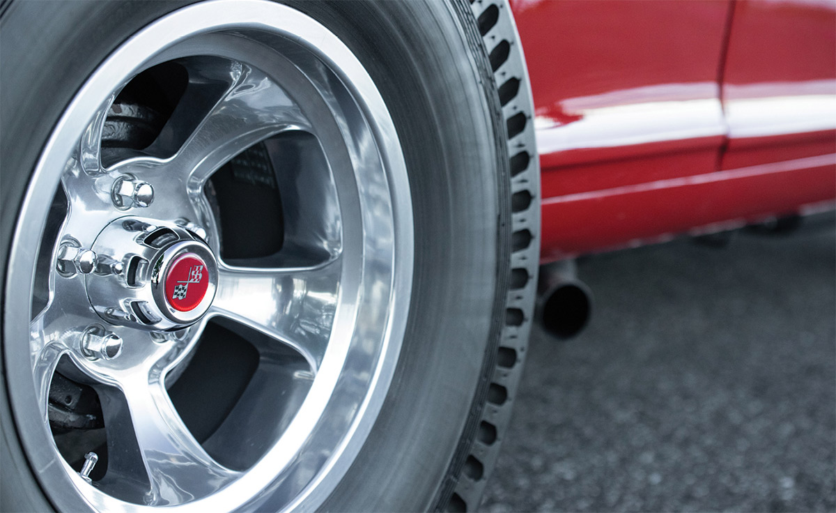 Closeup of polished Rocket Injector wheels