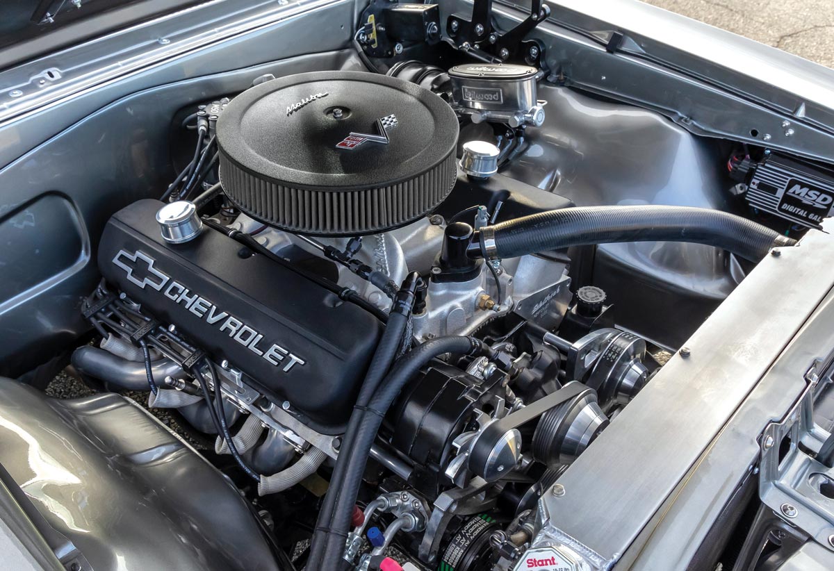 engine in a '67 Chevelle