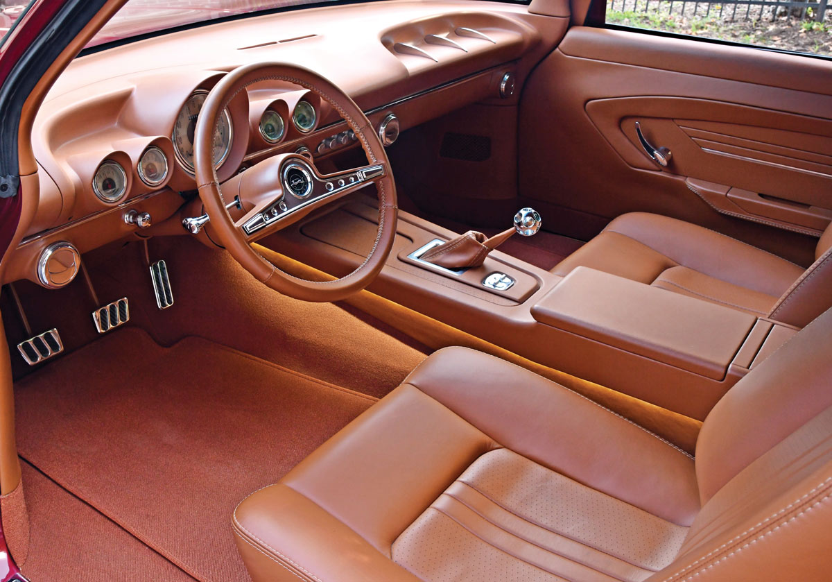 ’62 Biscayne front seat interior