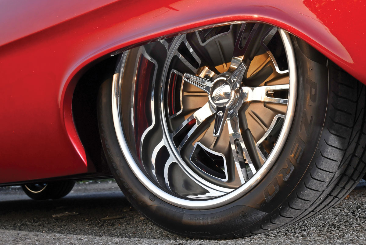 side view of wheel on '62 Biscayne