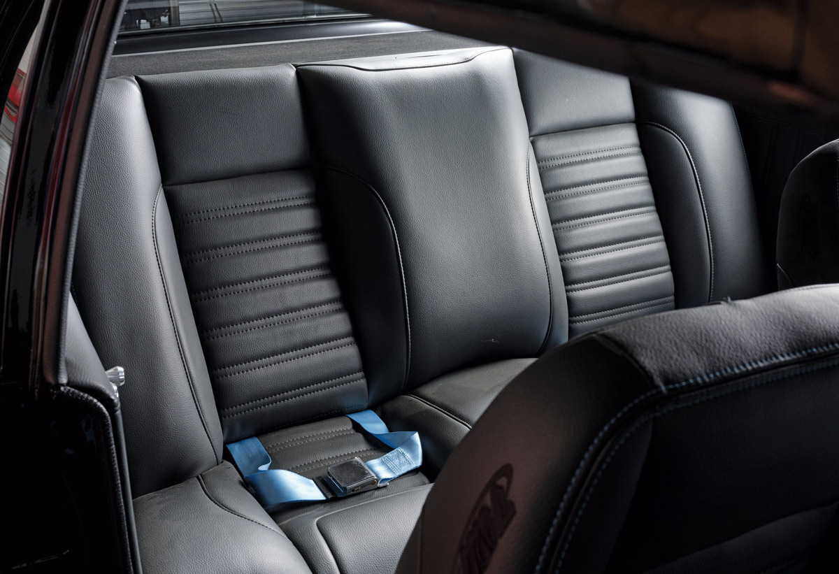 black interior seats