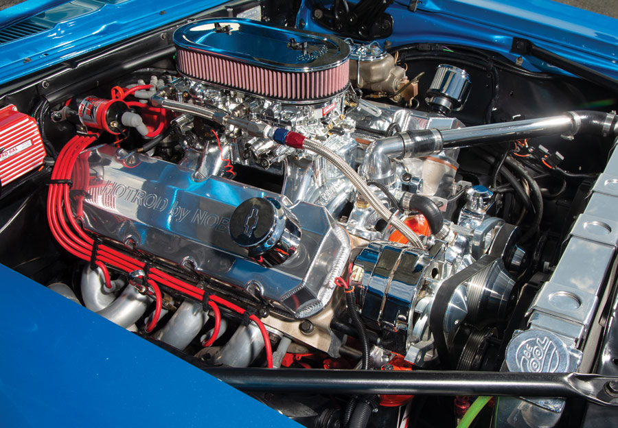engine in a '68 Chevy Camaro