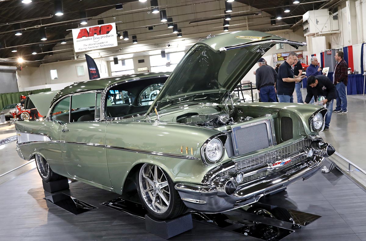 Metallic pale jade '57 Bel-Air