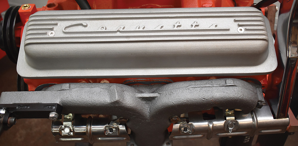 Corvette valve covers installed