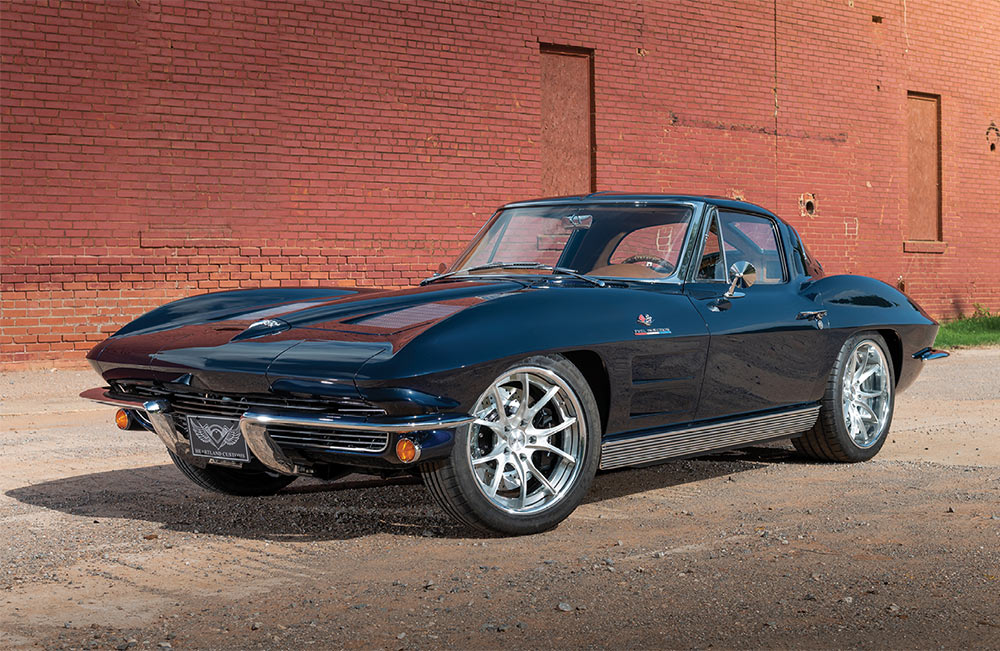 Front 3/4 view of '63 Stingray