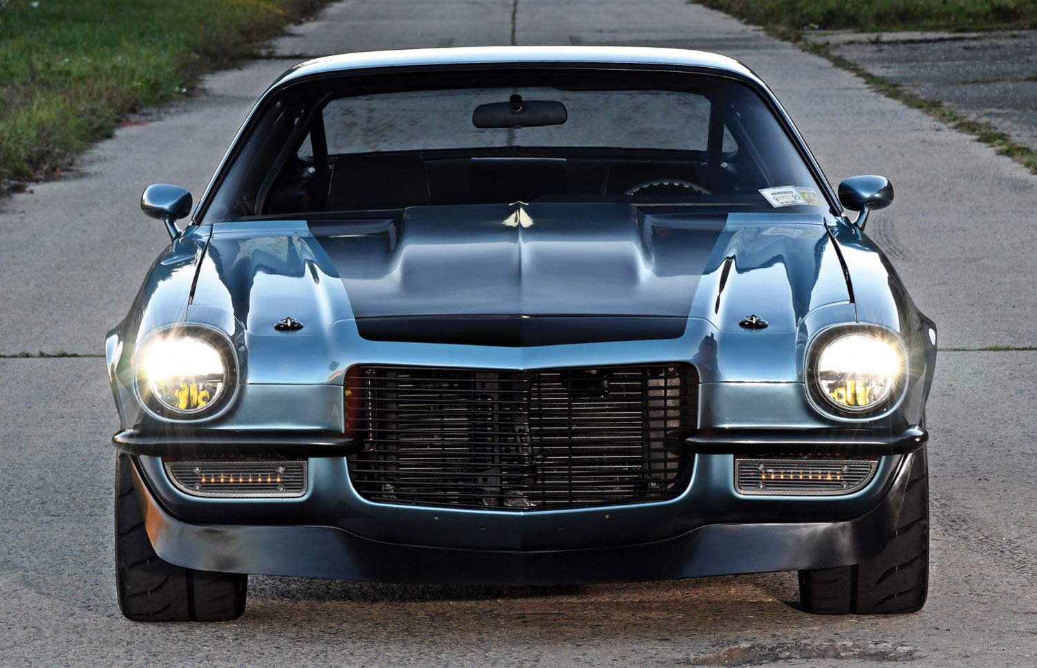 front view of the the ’71 Camaro Pro Tourer