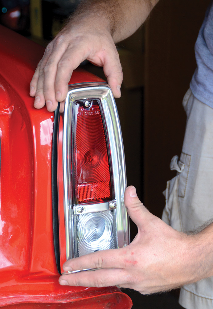 installing new tail light