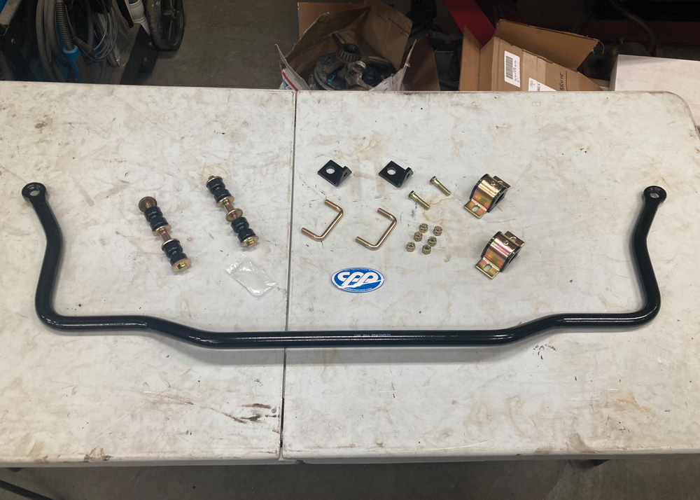 sway bar and components