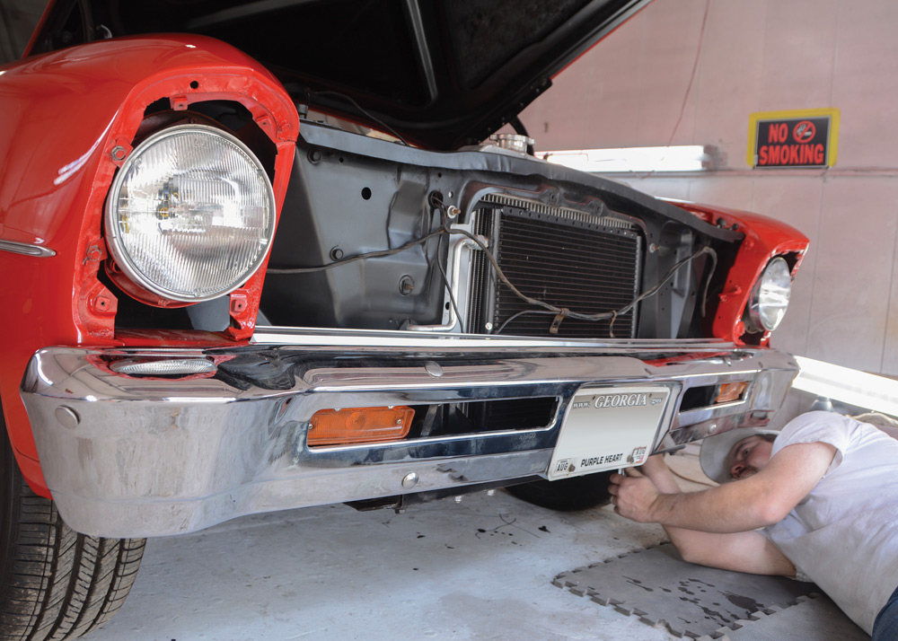 head lights test fitted on