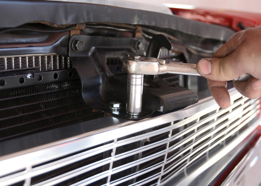 wrenching in grille