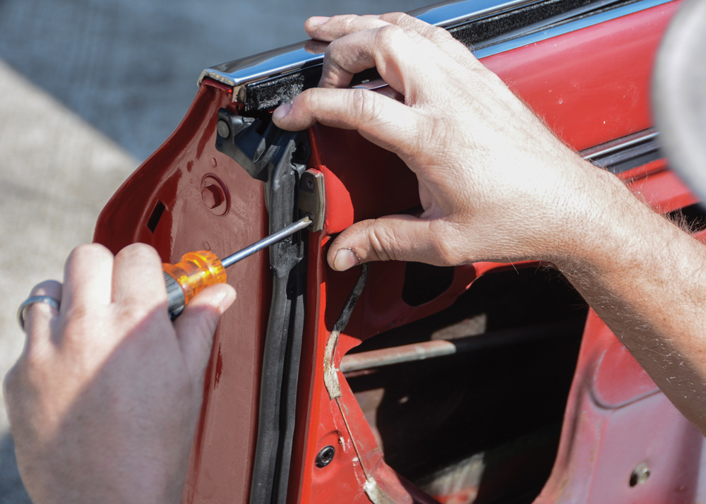 screwing door weatherstrips