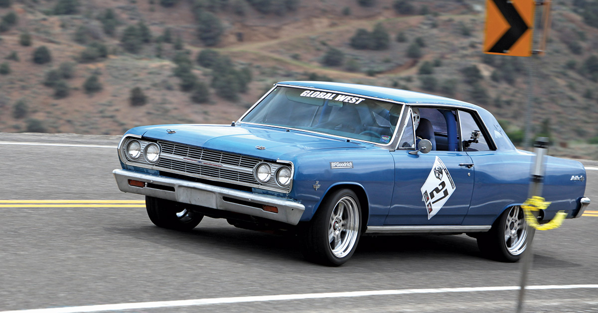 This is the Chevelle mentioned in the story halfway up the Silver State Hill Climb race up Highway 341 leading up to Virginia City, Nevada, several years ago.