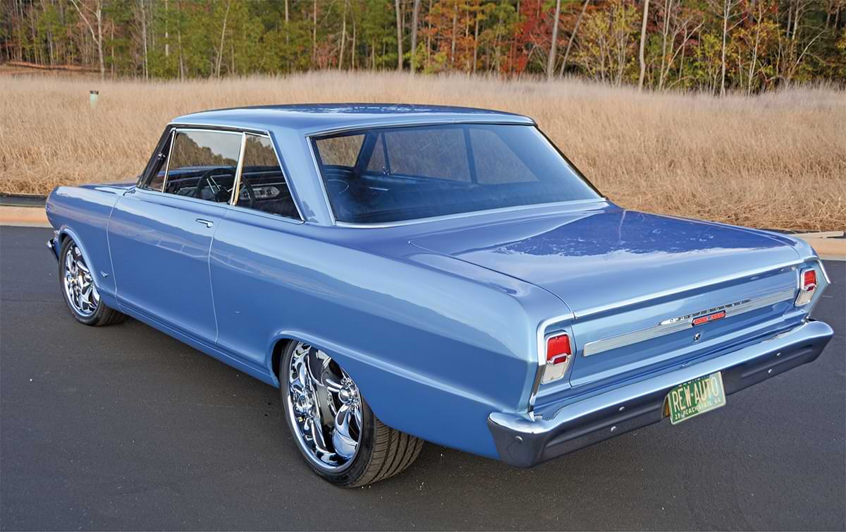 rear view of '64 Chevy II Nova