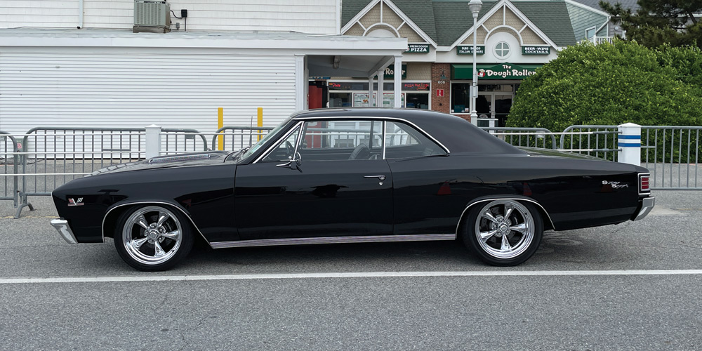 Black '67 Malibu SS