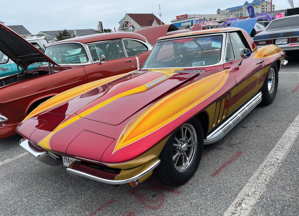 Red/gold/yellow ProStreet Corvette Stingray