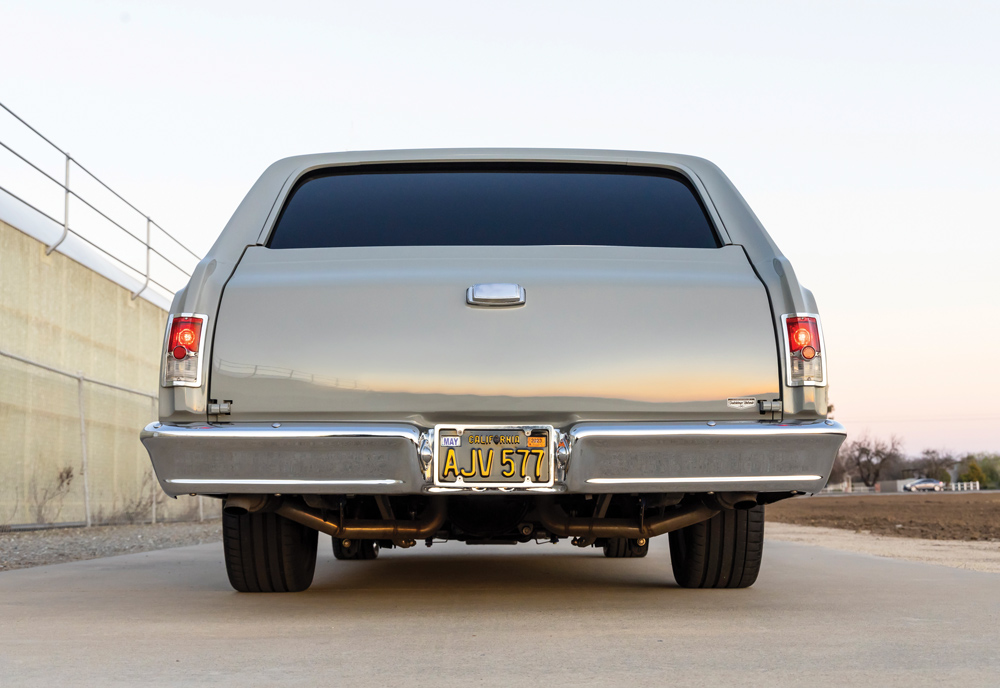 rear shot of '64 chevelle wagon