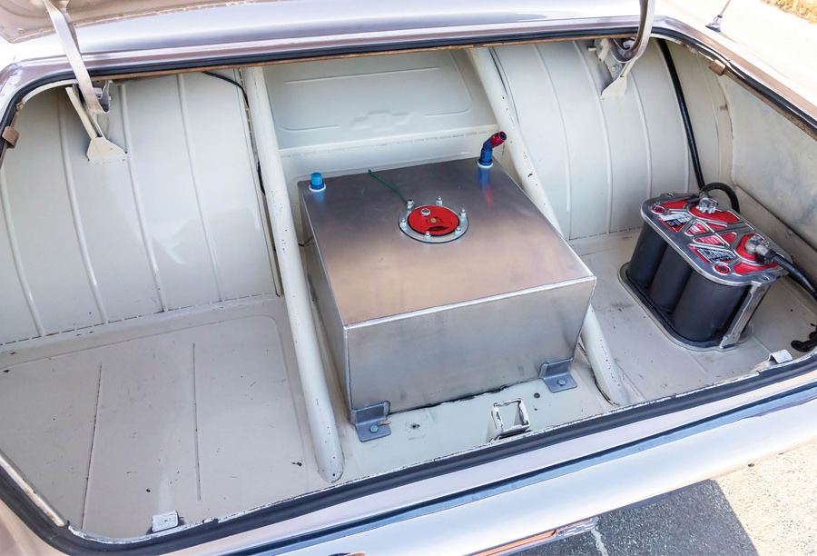 trunk of a ’64 Chevrolet Nova SS