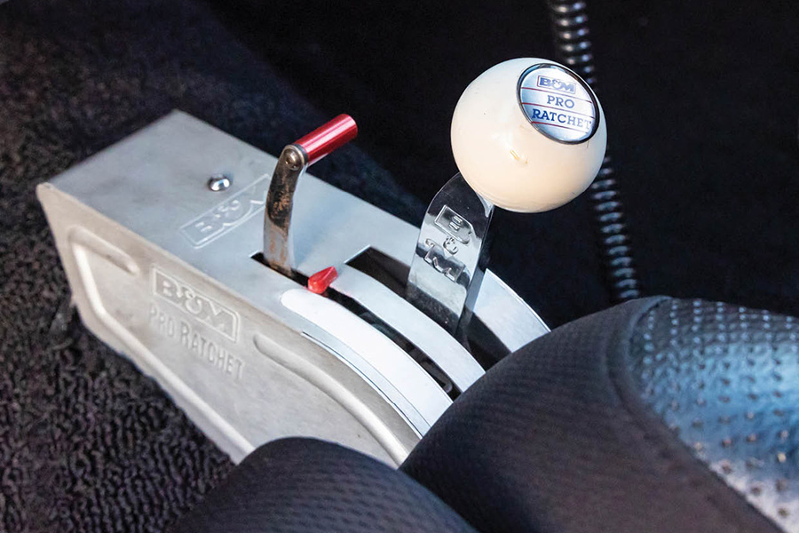 shifter on a ’64 Chevrolet Nova SS