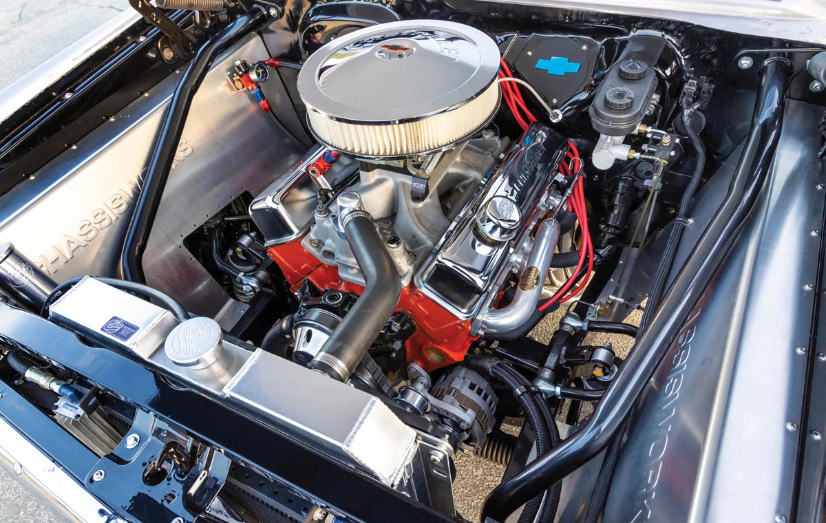 engine in a ’64 Chevrolet Nova SS