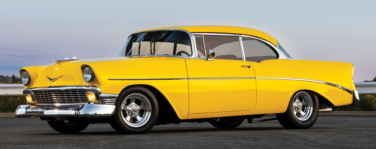 yellow ’56 Chevy Bel Air