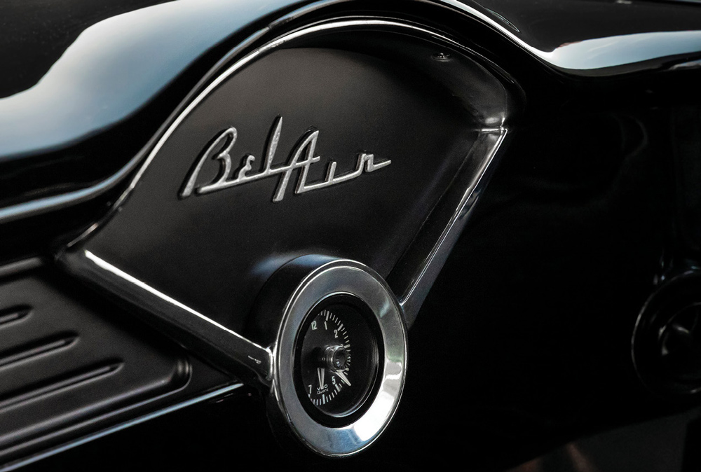 close up of Bel Air emblem