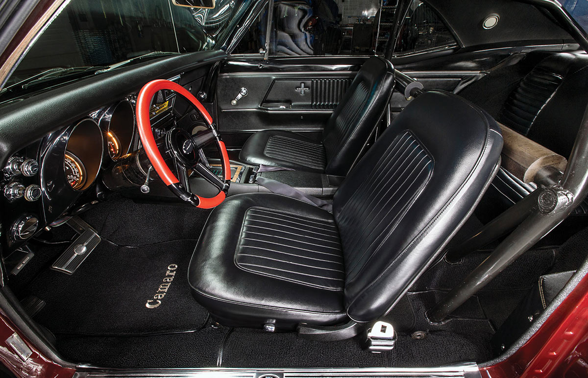 Full view of Camaro's interior