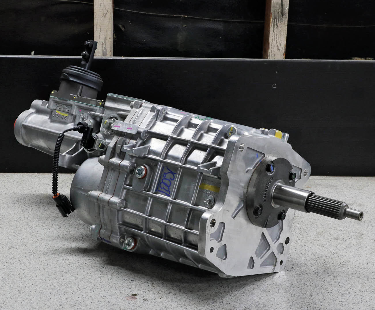 TREMEC currently offers seven different variations of the five-speed TKX consisting of Ford and GM styles with different gear ratios. We reached out to TREMEC and they sent us part number TCET18083, which is the GM version with a shorter First gear of 3.27:1 instead of 2.87:1. While it’s not a deal breaker either way, it’ll make it easier to get moving from a stop without needing excessive revs or riding the clutch.