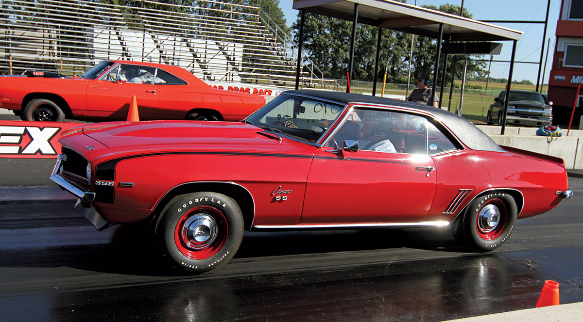 Mike Siebold’s red ’69 Camaro SS-396