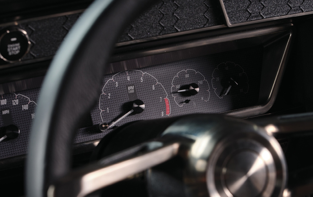 speedometer in a ’67 Chevelle