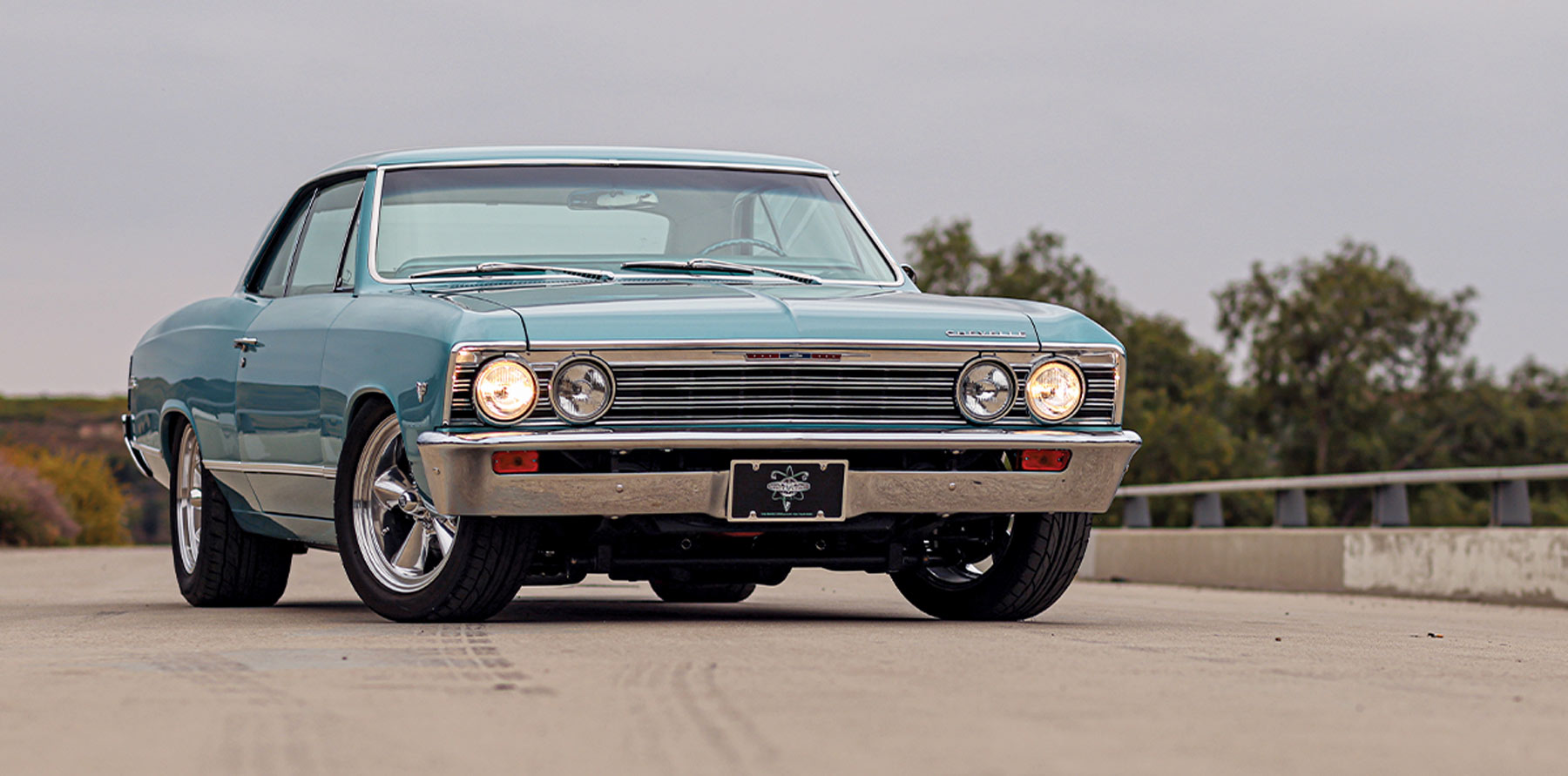 front view of the ’67 Chevy Malibu