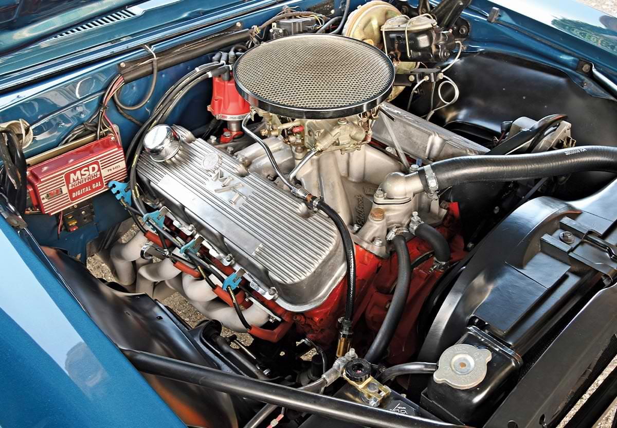 the '67 Camaro SS engine