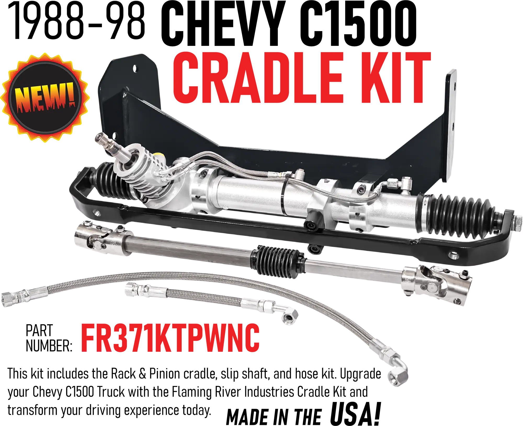 1988-98 Chevy C1500 Cradle Kit